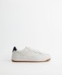Leather maxi trainers